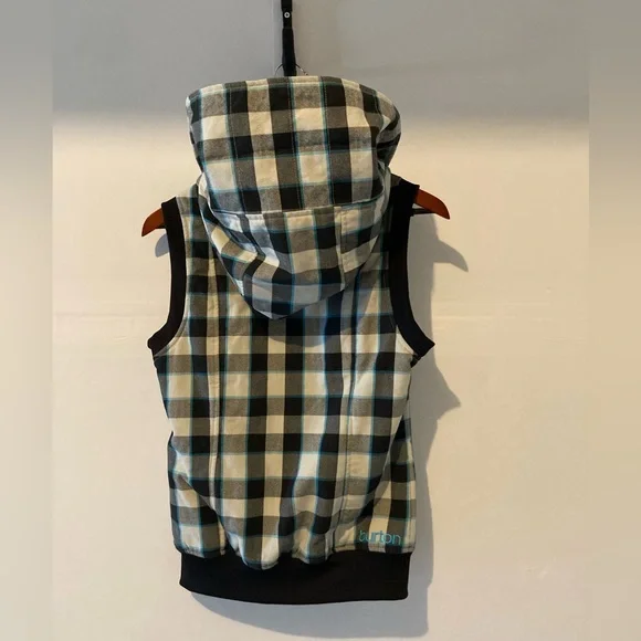 NWOT BURTON Black, White, and Blue Super Fly ski / snowboard vest - Picture 5 of 9
